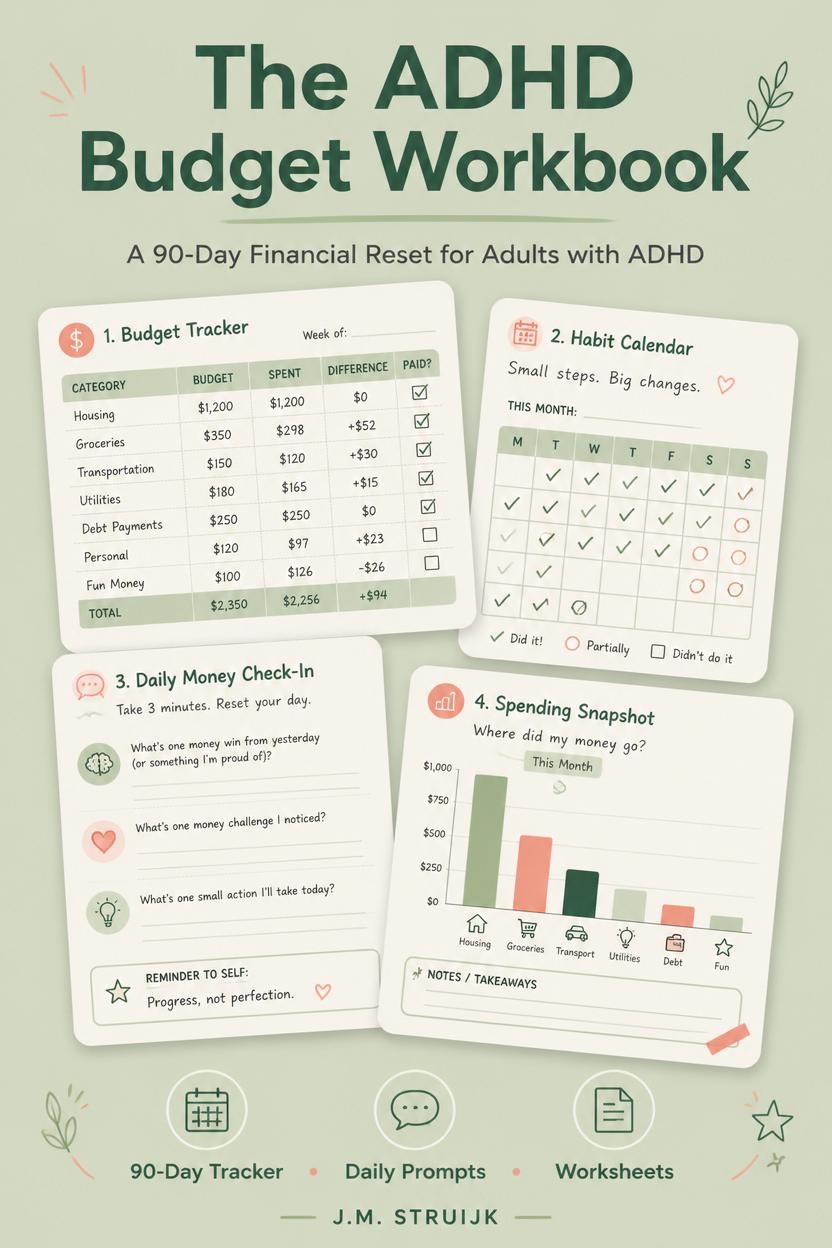 The ADHD Budget Workbook book cover